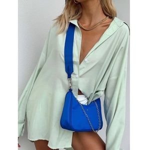 NWT green button down